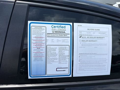 Certified 2025 Honda Civic Sport image 11