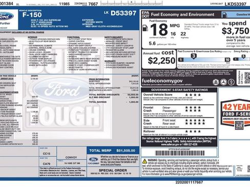 Used 2020 Ford F150 XLT w/ Equipment Group 301A Mid image 29