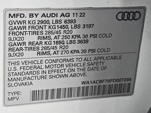Used 2023 Audi Q7 2.0T Premium w/ Convenience Package AWD/4WD image 37