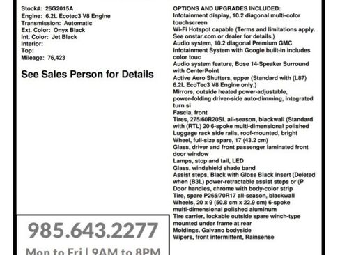 Used 2023 GMC Yukon Denali RWD image 38