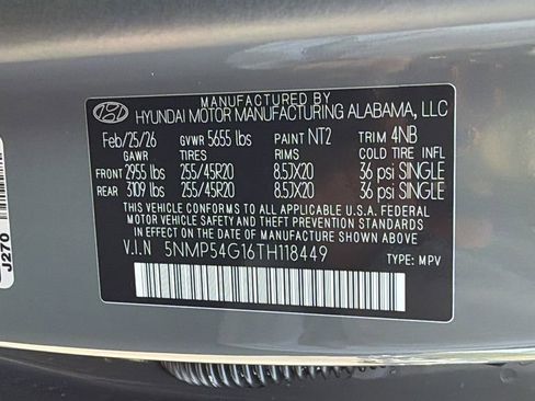 New 2026 Hyundai Santa Fe Calligraphy FWD image 37