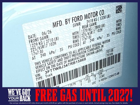 New 2026 Ford Maverick XLT w/ Equipment Group 301A AWD/4WD image 33