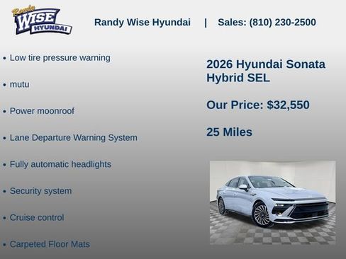 New 2026 Hyundai Sonata SEL FWD image 10