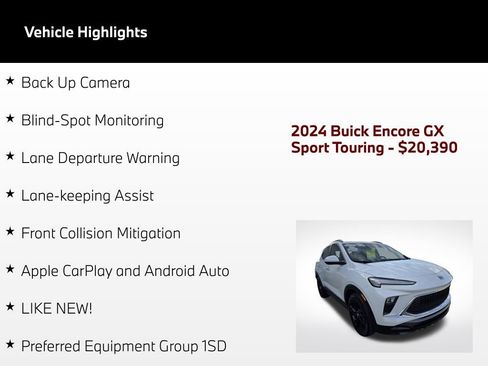 Used 2024 Buick Encore GX Sport Touring w/ Comfort Package FWD image 5