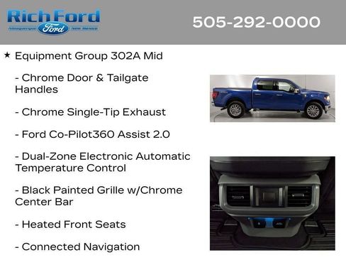 Certified 2025 Ford F150 XLT w/ Equipment Group 302A MID AWD/4WD image 15