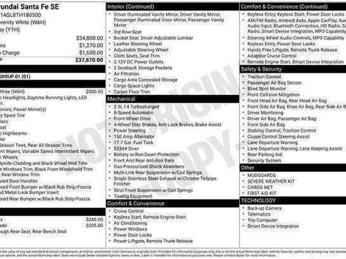 New 2026 Hyundai Santa Fe SE FWD image 30