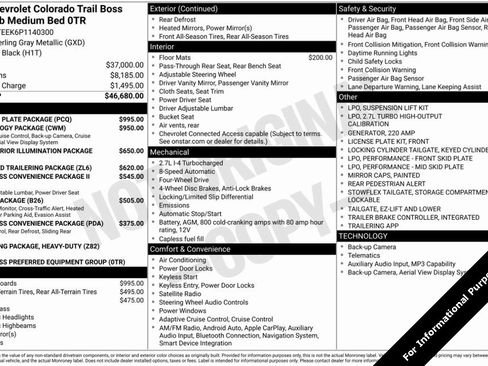 Used 2023 Chevrolet Colorado Trail Boss w/ LPO, Skid Plate Package image 9