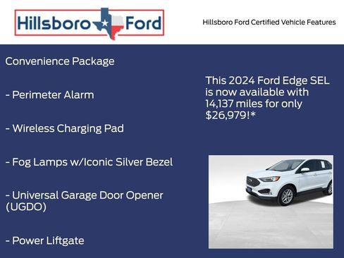 Used 2024 Ford Edge SEL w/ Convenience Package image 5