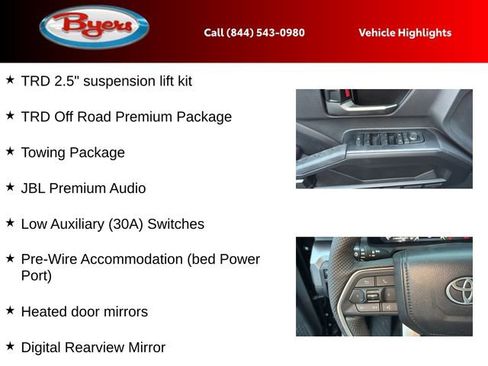 New 2026 Toyota Tacoma TRD Off-Road w/ TRD Off Road Premium Package image 12