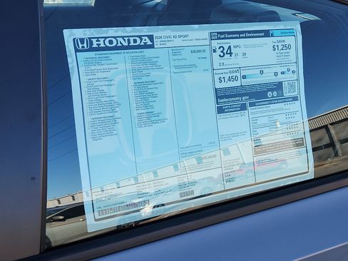 New 2026 Honda Civic Sport image 16