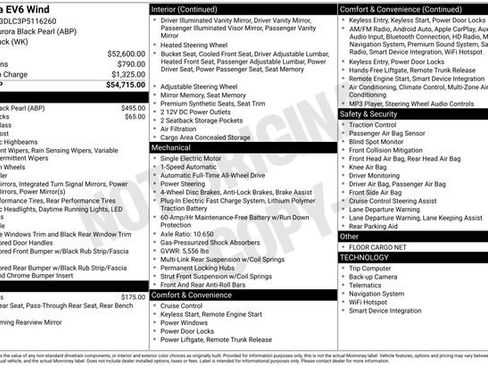 Used 2023 Kia EV6 Wind image 5