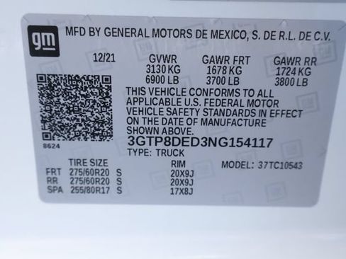 Used 2022 GMC Sierra 1500 SLT w/ SLT Convenience Package RWD image 29