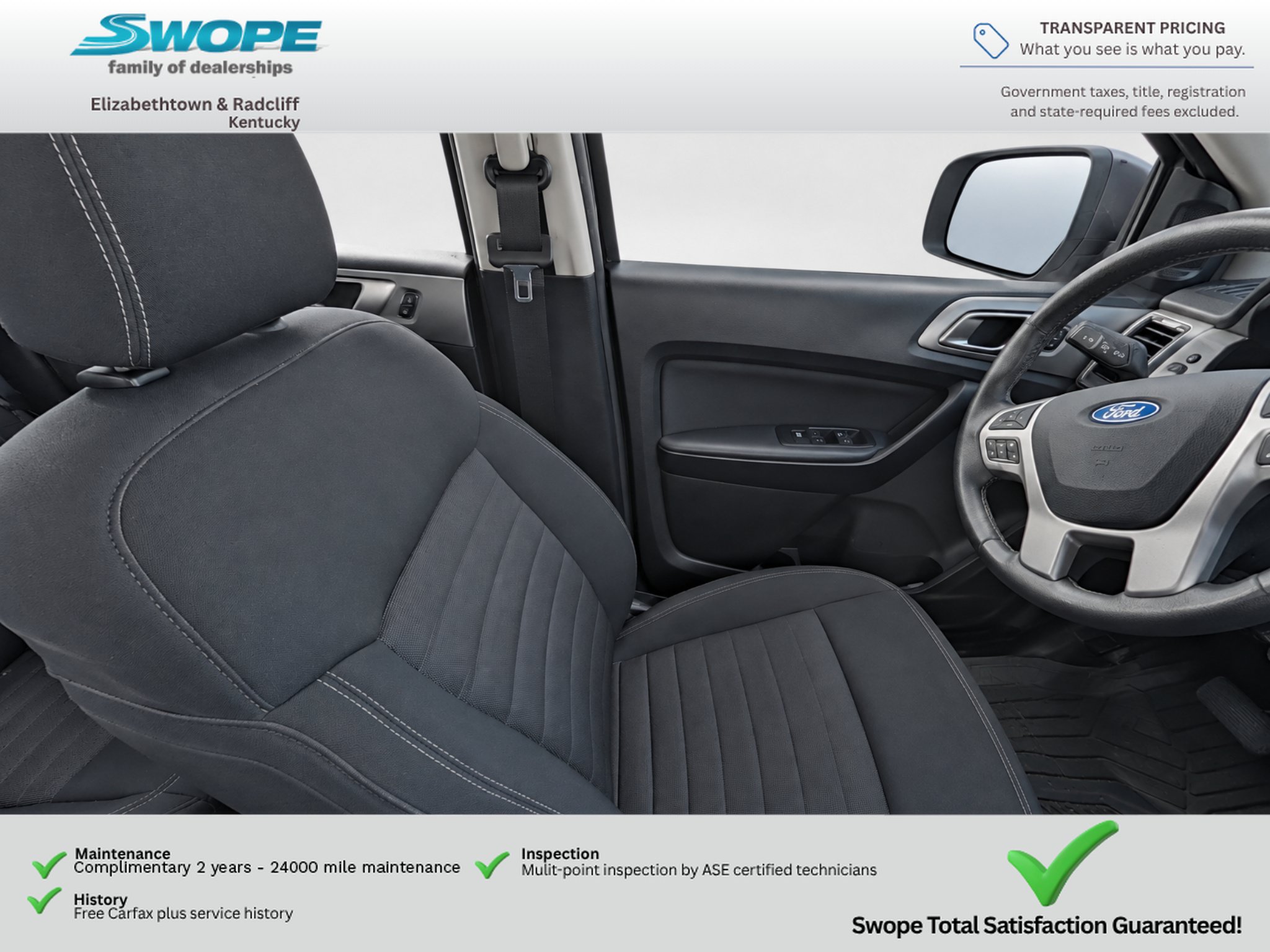 Used 2019 Ford Ranger XLT w/ Equipment Group 302A Luxury RWD image 11
