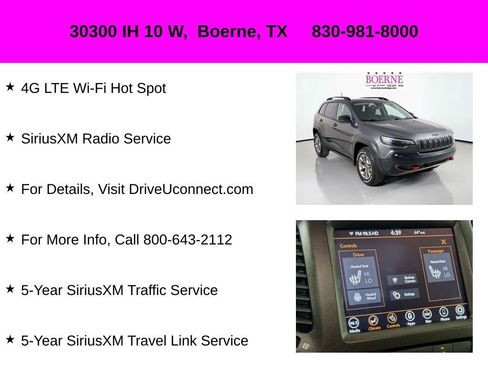 Used 2022 Jeep Cherokee Trailhawk w/ Sun, Sound & Nav Group image 38