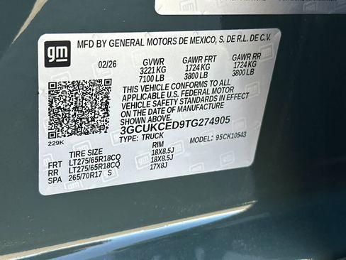 New 2026 Chevrolet Silverado 1500 Custom Trail Boss w/ LPO, Dark Essentials Package AWD/4WD image 27