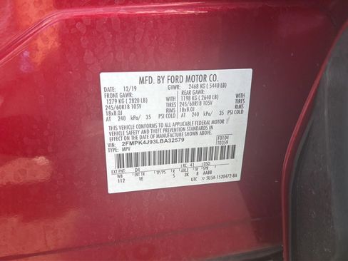 Used 2020 Ford Edge SEL w/ Cold Weather Package AWD/4WD image 50