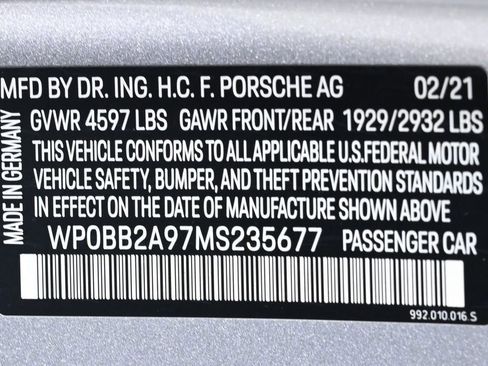 Certified 2021 Porsche 911 Targa 4S image 31