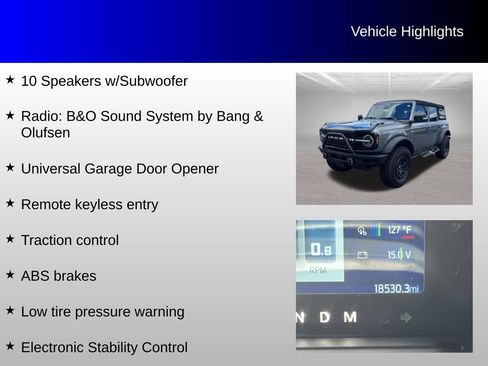Used 2023 Ford Bronco Wildtrak AWD/4WD image 16