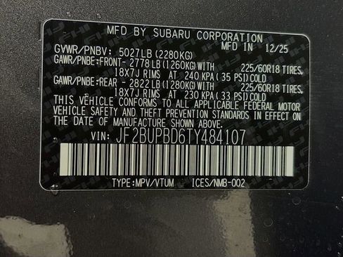 New 2026 Subaru Outback Premium image 32