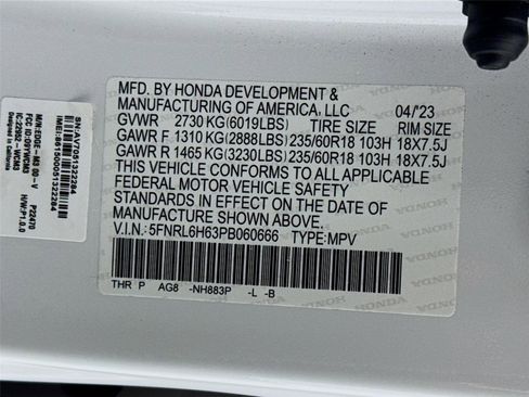 Used 2023 Honda Odyssey EX-L image 34