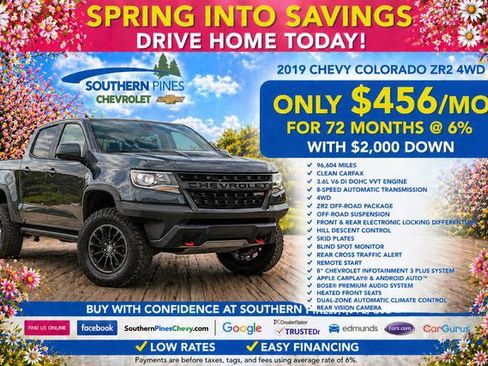 Used 2019 Chevrolet Colorado ZR2 AWD/4WD image 2