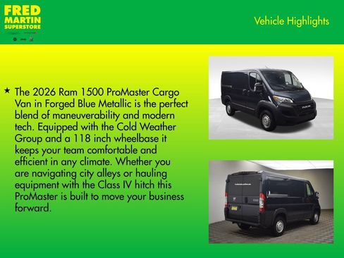 New 2026 RAM ProMaster 1500 w/ Cold Weather Group image 8