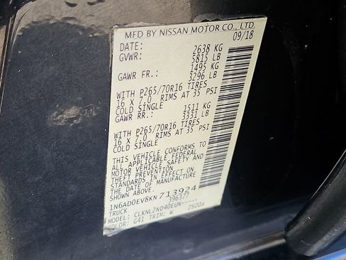 Used 2019 Nissan Frontier SV AWD/4WD image 27