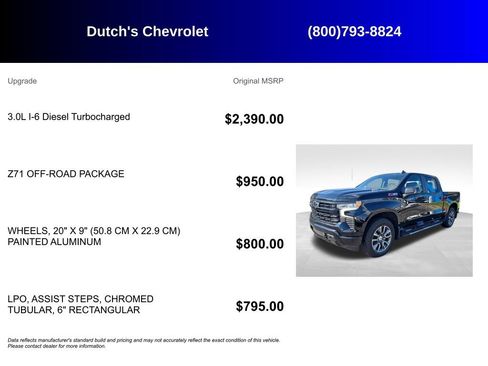 Used 2023 Chevrolet Silverado 1500 RST w/ Z71 Off-Road Package AWD/4WD image 6