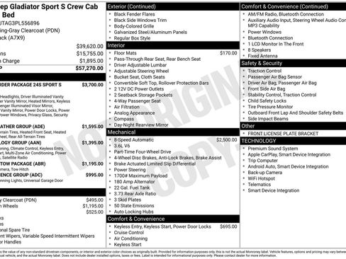 Used 2023 Jeep Gladiator Sport AWD/4WD image 3