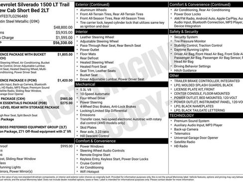 Used 2020 Chevrolet Silverado 1500 LT Trail Boss image 2