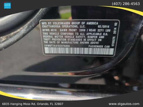 Used 2014 Volkswagen Passat 1.8T SE FWD image 35