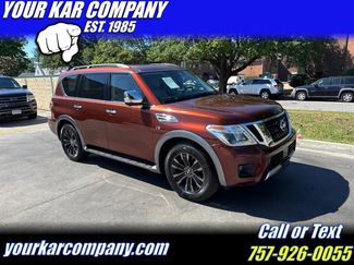 Used 2018 Nissan Armada Platinum w/ Captain Seat Package AWD/4WD video 1