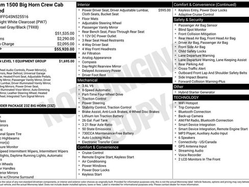 Used 2025 RAM 1500 Big Horn AWD/4WD image 4