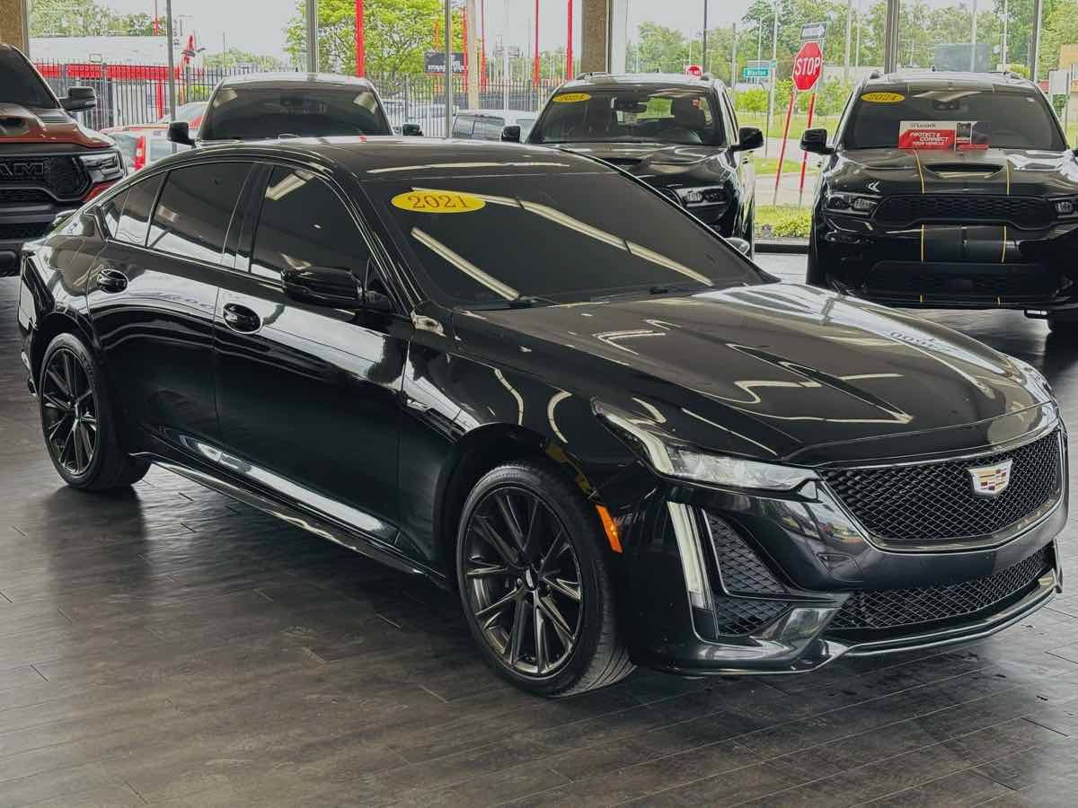 Used 2021 Cadillac CT5 V w/ Cold Weather Package AWD/4WD image 1