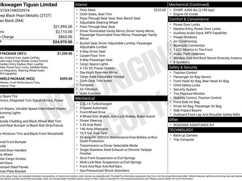 Used 2017 Volkswagen Tiguan Limited w/ Premium Package image 2