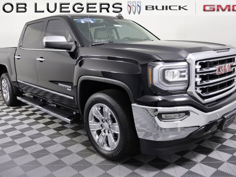 Certified 2018 GMC Sierra 1500 SLT w/ Enhanced Driver Alert Package RWD image 1