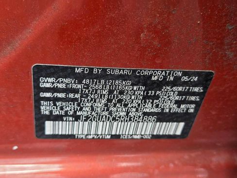 Used 2024 Subaru Crosstrek 2.0i Premium AWD/4WD image 20