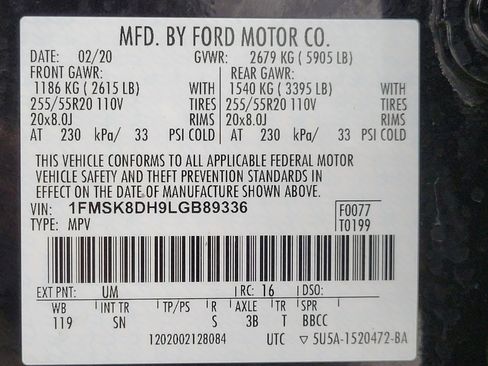 Used 2020 Ford Explorer XLT w/ Equipment Group 202A image 31