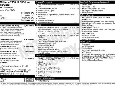 Used 2022 GMC Sierra 2500 SLE w/ SLE Convenience Package AWD/4WD image 12