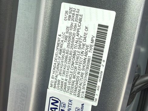 New 2026 Honda Pilot Black Edition image 38