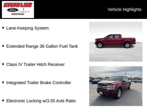 Used 2019 Ford F150 Platinum w/ Equipment Group 701A Luxury AWD/4WD image 25