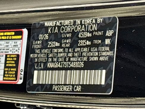 New 2026 Kia K5 GT-Line image 26