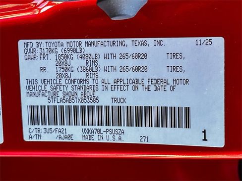 New 2026 Toyota Tundra SR5 image 24