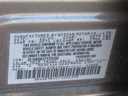 New 2026 Nissan Sentra S w/ Floor Mat Package image 12