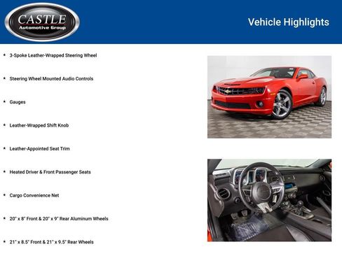 Used 2010 Chevrolet Camaro SS w/ LPO, Ground Effects Package image 16