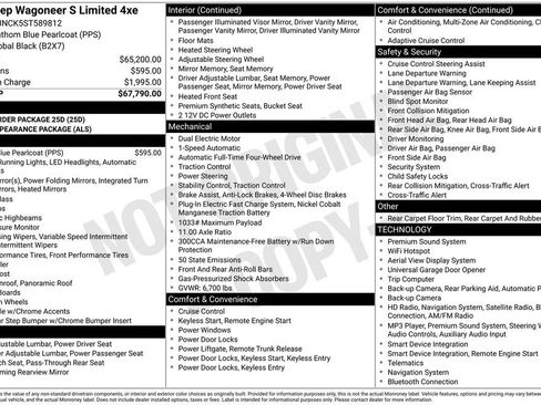 Used 2025 Jeep Wagoneer S Limited AWD/4WD image 5