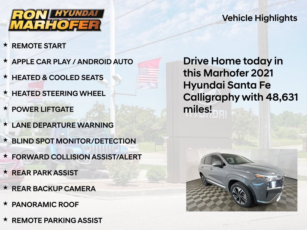 Used 2021 Hyundai Santa Fe Calligraphy AWD/4WD image 14