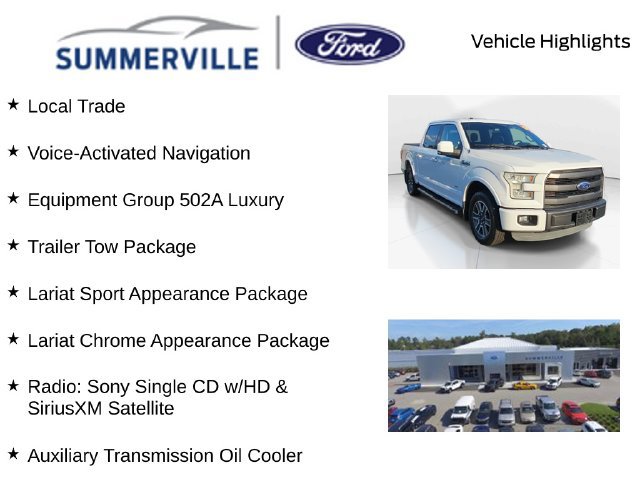 Used 2015 Ford F150 Lariat w/ Equipment Group 502A Luxury RWD image 2