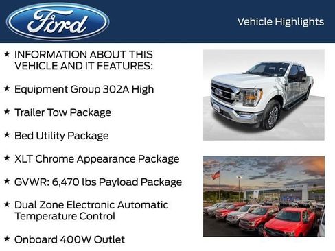 Certified 2023 Ford F150 XLT w/ Equipment Group 302A High AWD/4WD image 5