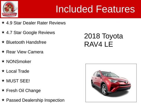 Used 2018 Toyota RAV4 LE FWD image 4